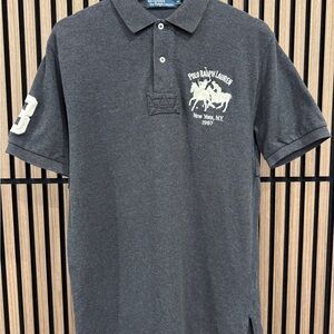 Polo by Ralph Lauren Charcoal Polo Shirt for Men